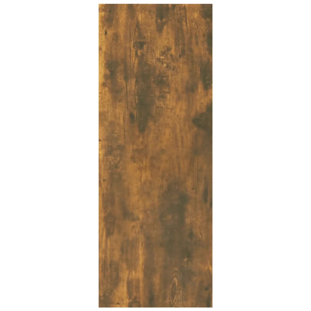 Smoked Oak Console Table - Engineered Wood, 78x30x80 cm