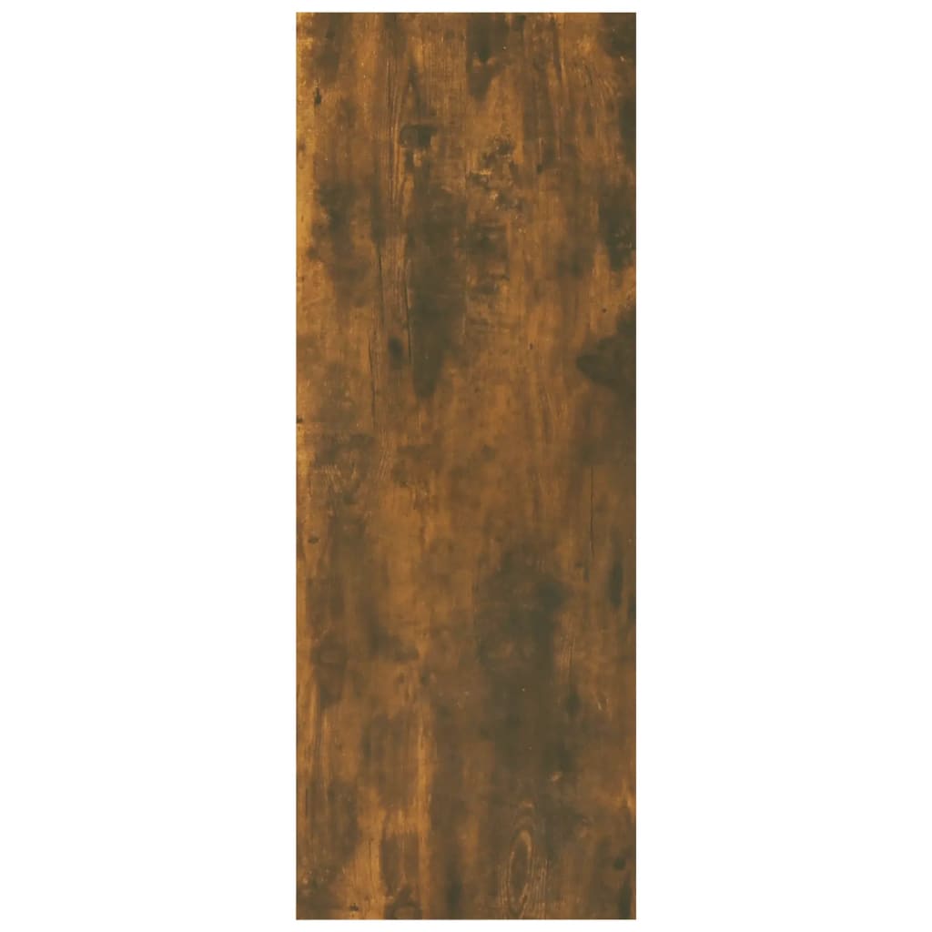 Smoked Oak Console Table - Engineered Wood, 105x30x80 cm