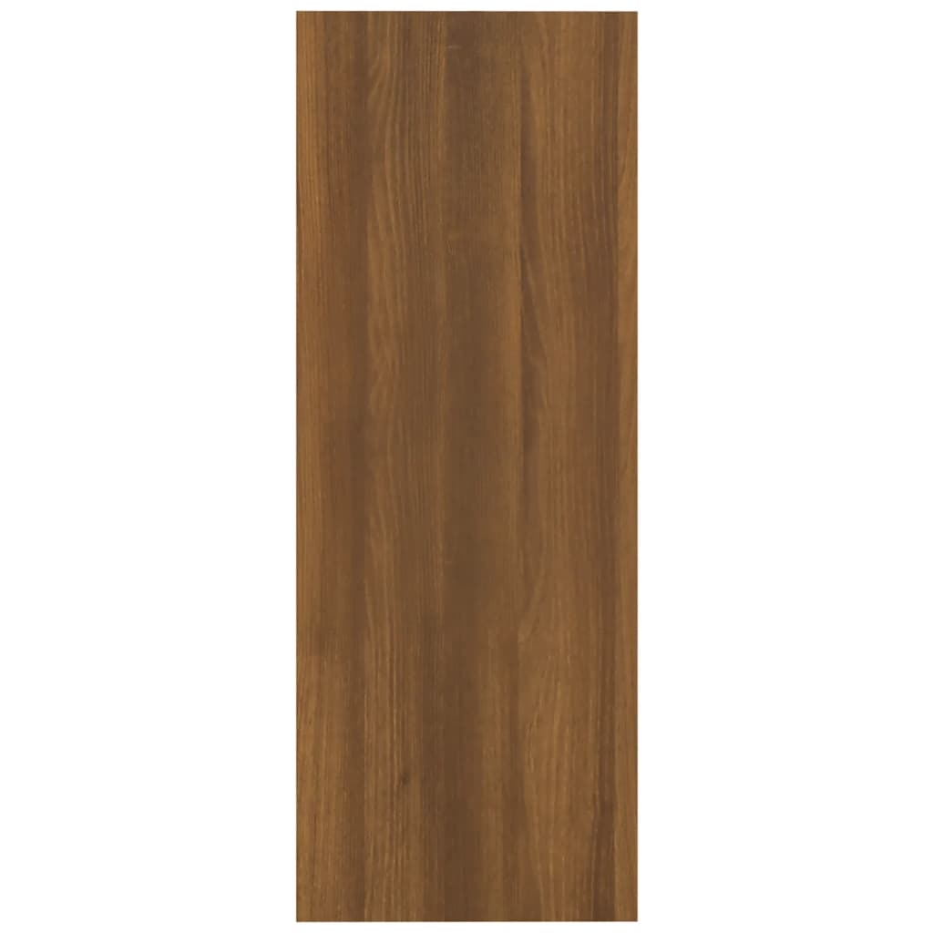 Brown Oak Console Table 105x30x80 cm - Engineered Wood