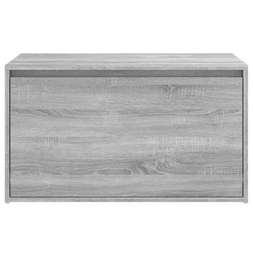 Grey Sonoma Hall Bench: 80x40x45 cm Engineered Wood