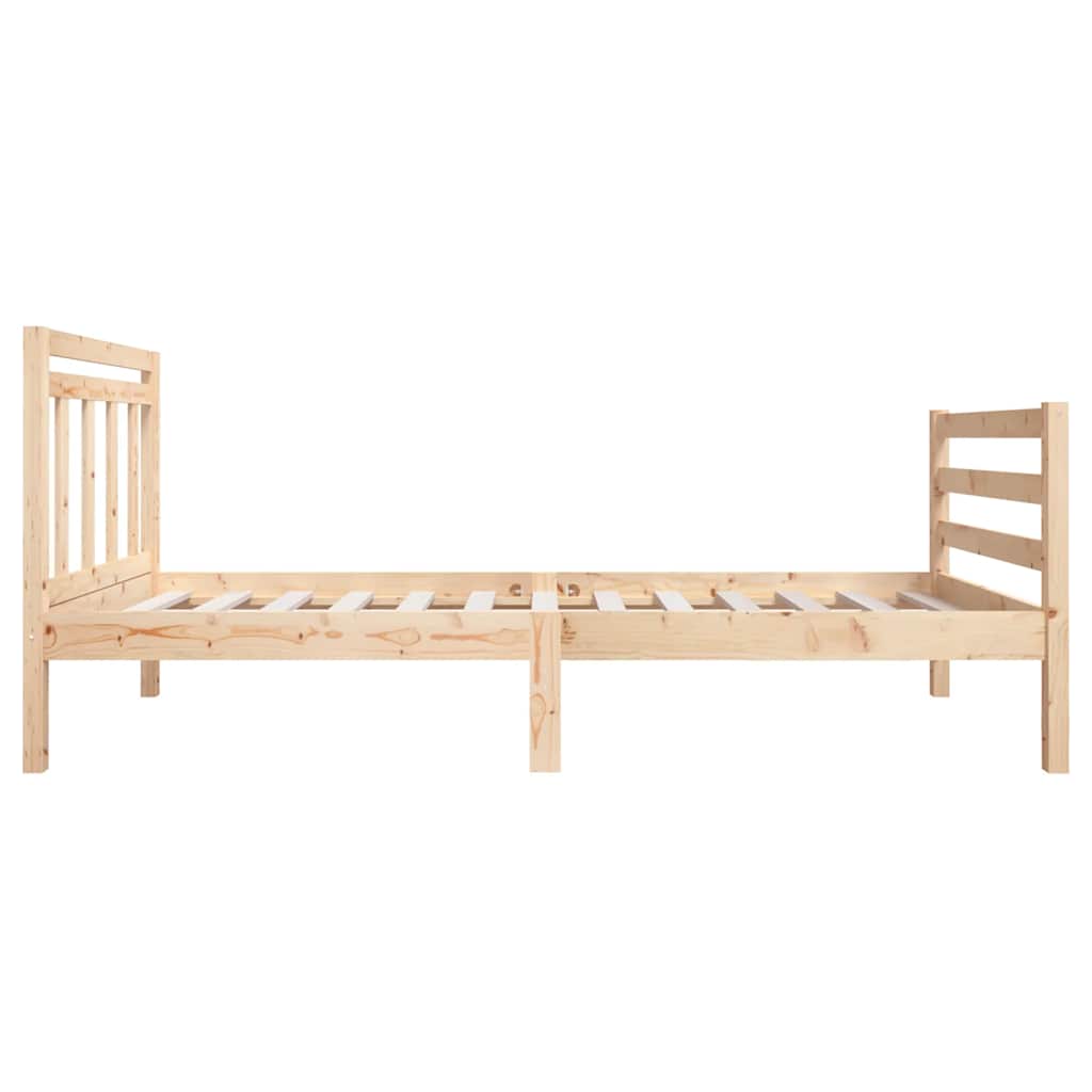 Solid Wood Small Single Bed Frame - Durable & Stylish Design