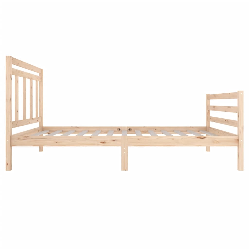 Solid Wood Bed Frame 100x200 cm - Durable, Stylish, Natural Finish