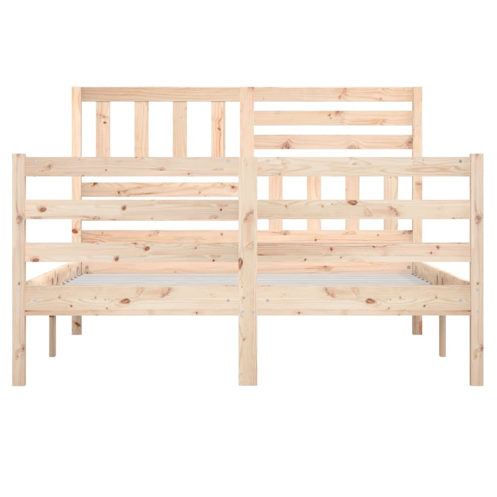 Solid Wood Bed Frame 120x200 cm - Durable, Stylish Furniture
