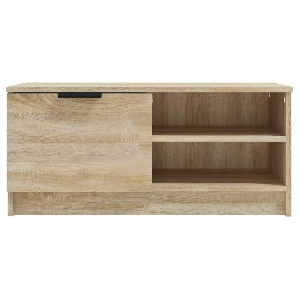 TV Cabinets 2 pcs Sonoma Oak 80x35x36.5 cm Engineered Wood