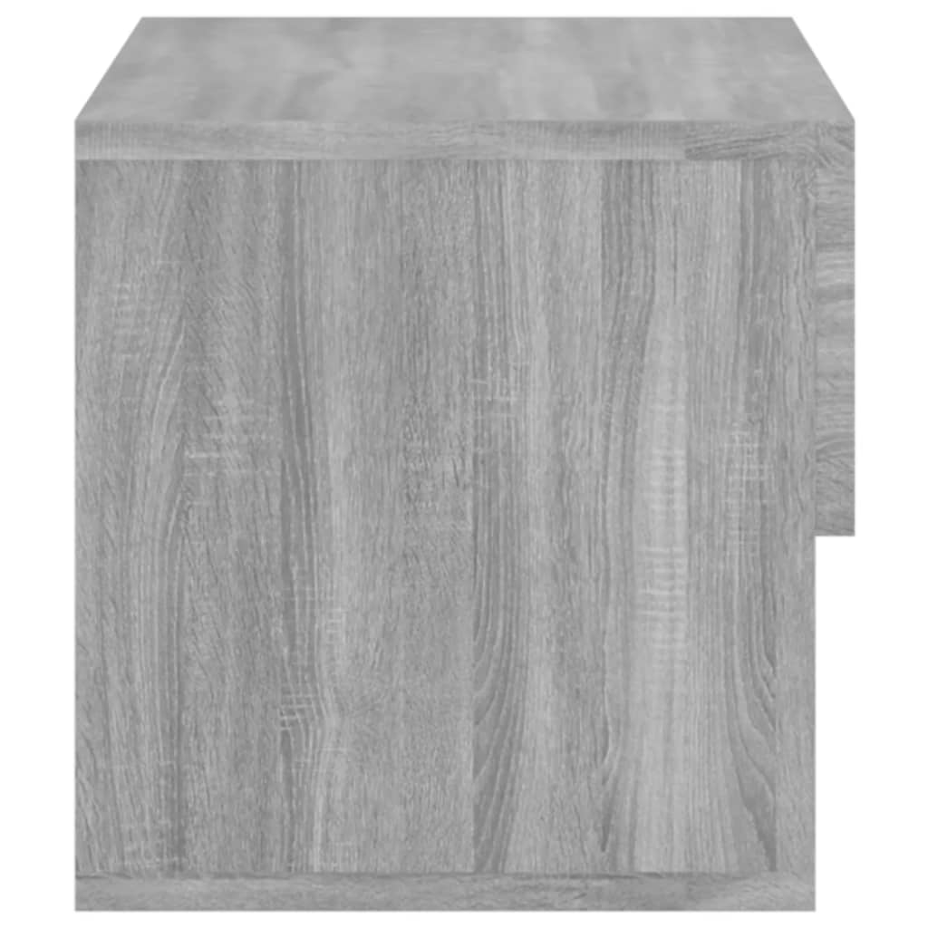 Grey Sonoma Wall-Mounted Bedside Cabinets, Set of 2 – Stylish & Space-Saving
