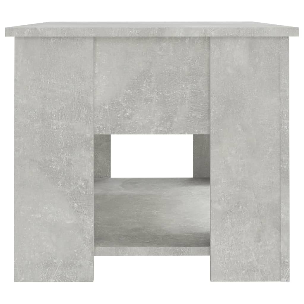 Coffee Table Concrete Grey 79x49x41 cm Engineered Wood