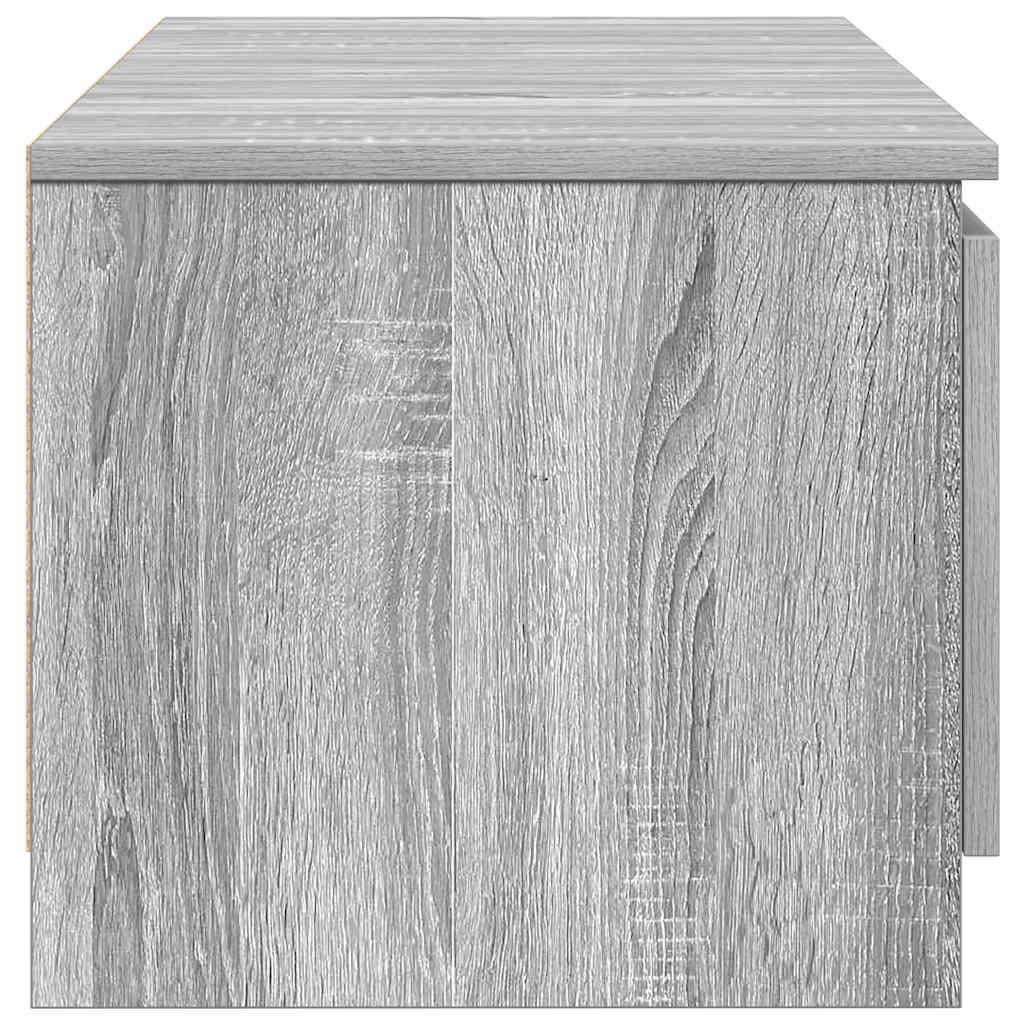 TV Cabinet Grey Sonoma 140x40x35.5 cm Engineered Wood