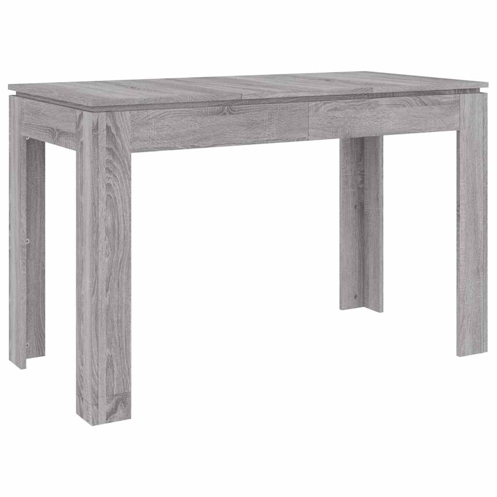 Stylish Grey Sonoma Dining Table 120x60x76 cm - Engineered Wood