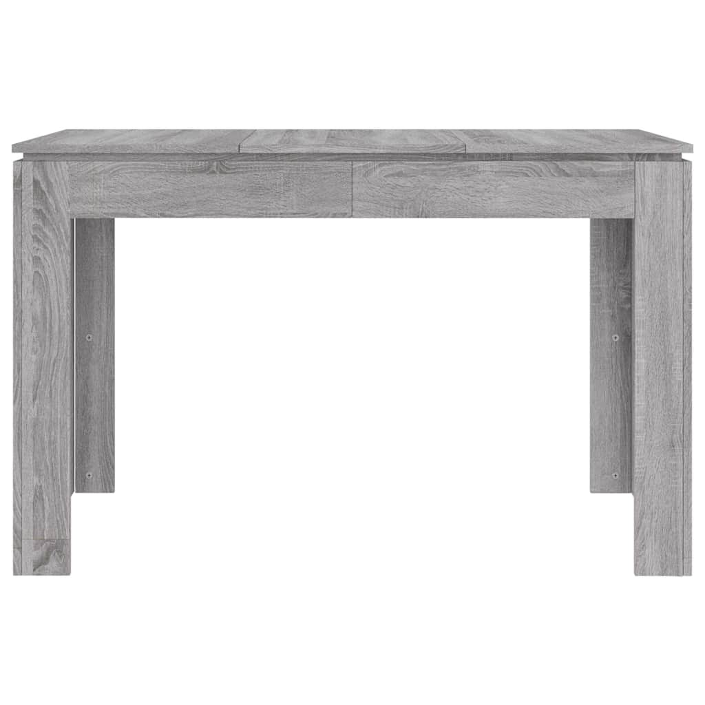 Stylish Grey Sonoma Dining Table 120x60x76 cm - Engineered Wood