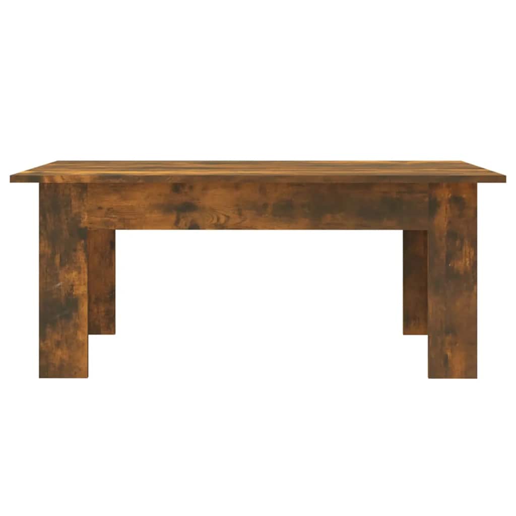 Coffee Table Smoked Oak 100x60x42 cm Engineered Wood