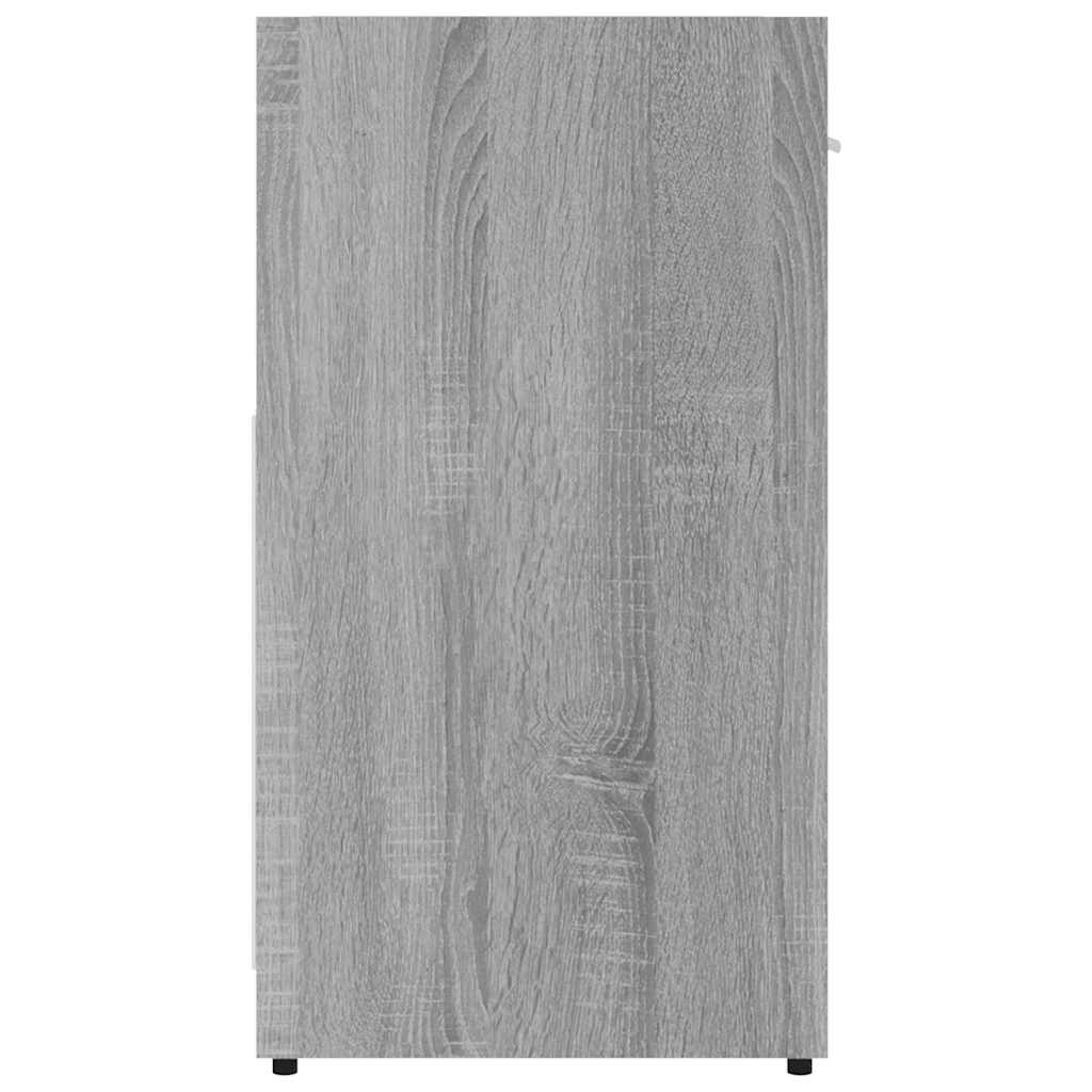 Grey Sonoma Engineered Wood Bathroom Cabinet - 60x33x60 cm