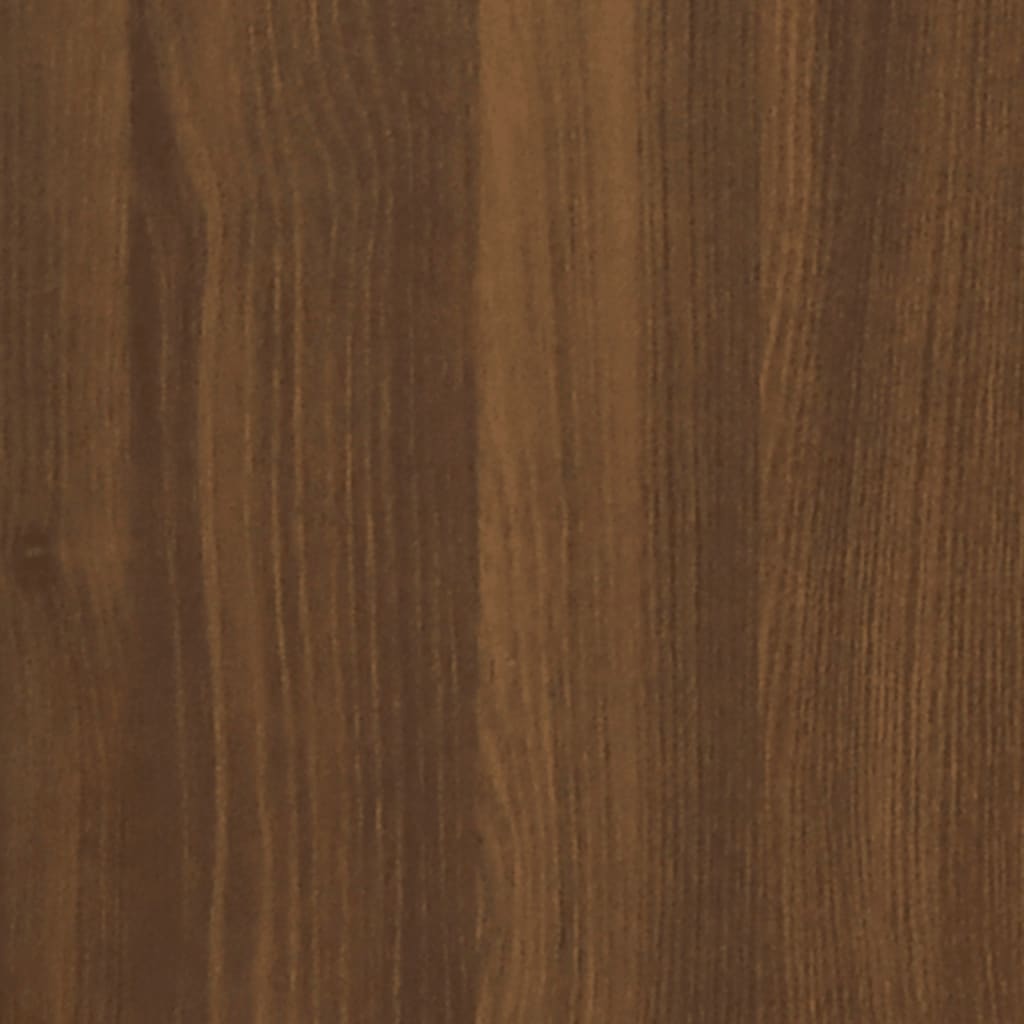 Brown Oak Engineered Wood Sink Cabinet 63x30x54 cm