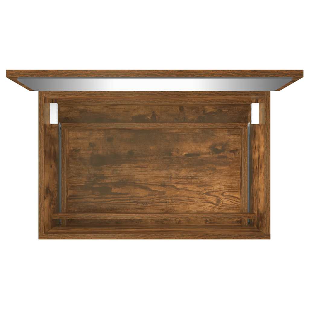 2-Piece Smoked Oak Bathroom Set - Engineered Wood