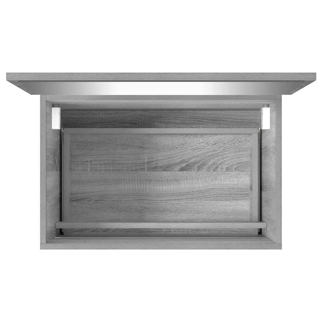 2-Piece Grey Sonoma Bathroom Set - Engineered Wood