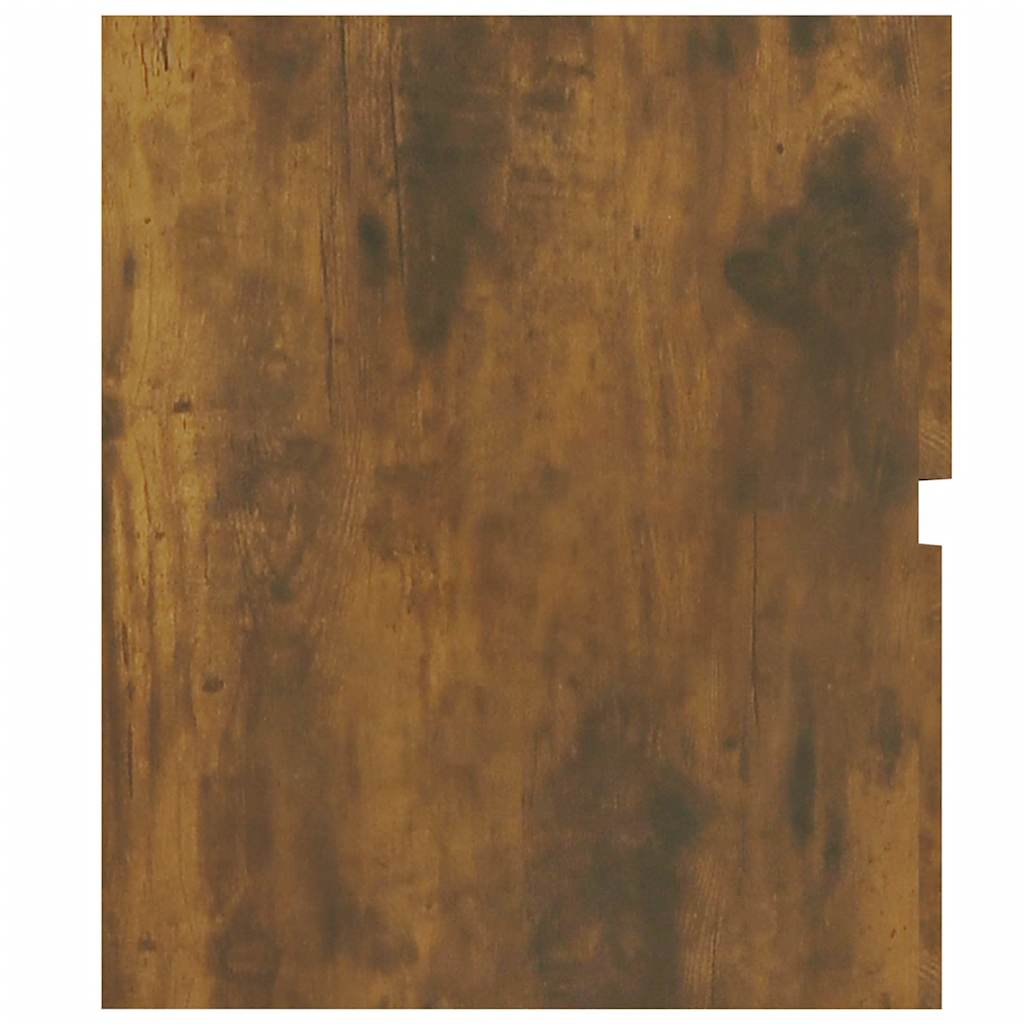 2-Piece Smoked Oak Bathroom Set - Engineered Wood