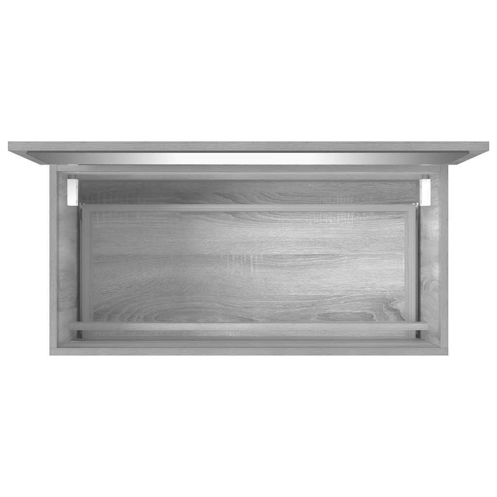 2-Piece Sonoma Grey Bathroom Set - Engineered Wood