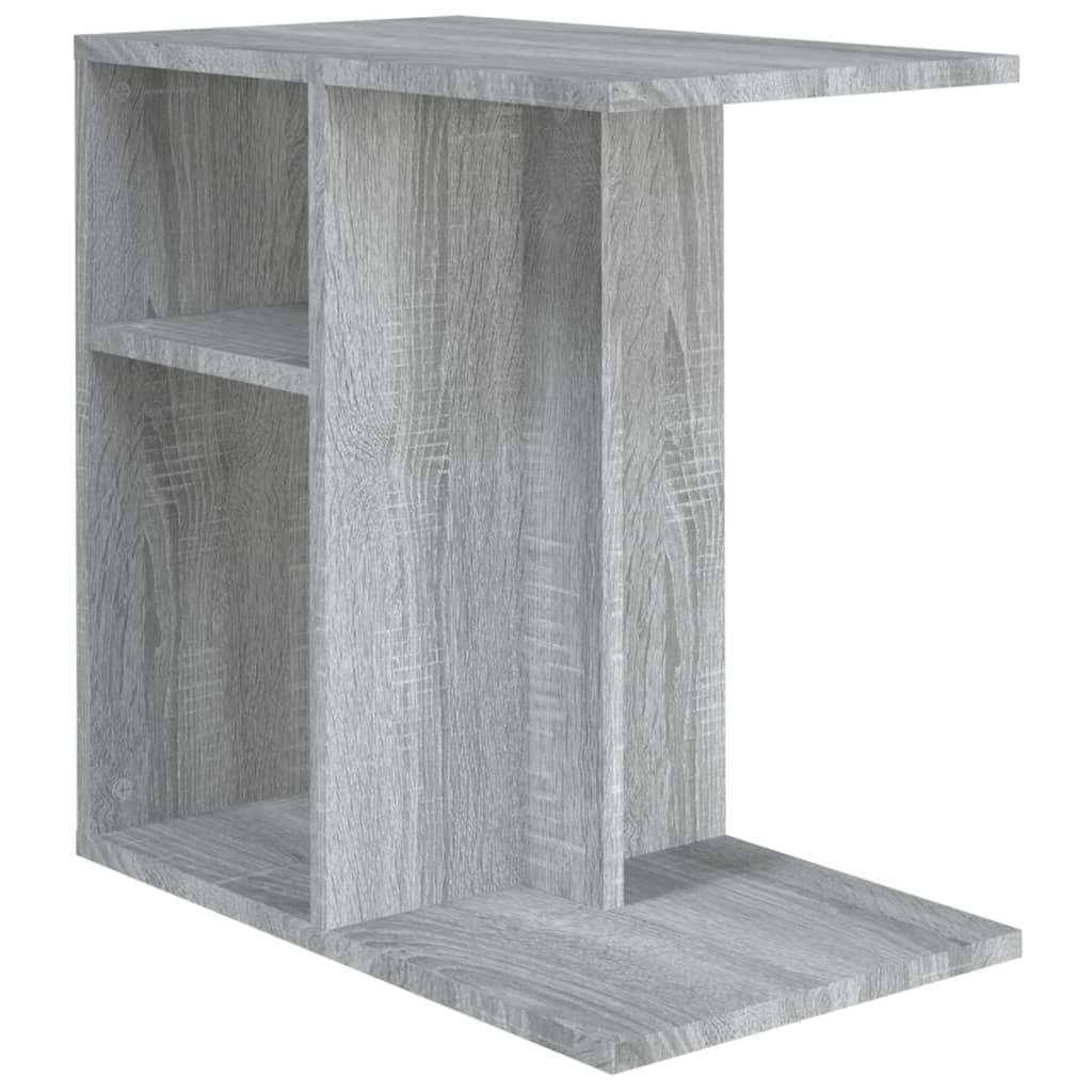Sonoma Grey Side Table - Engineered Wood 50x30x50 cm