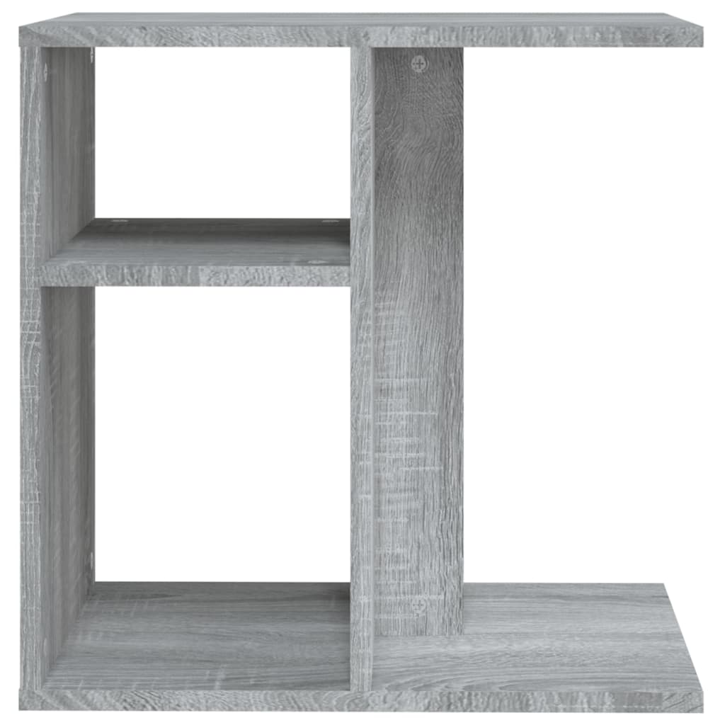 Sonoma Grey Side Table - Engineered Wood 50x30x50 cm
