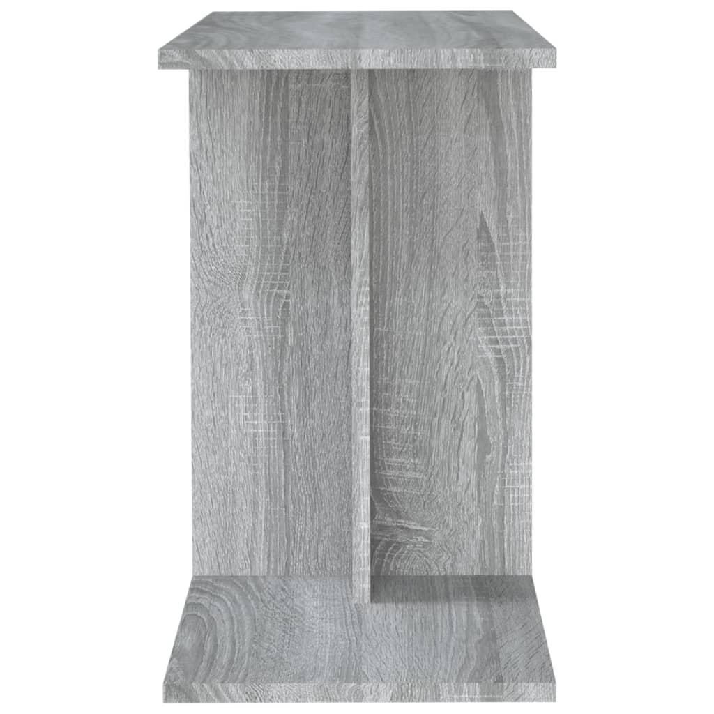 Sonoma Grey Side Table - Engineered Wood 50x30x50 cm