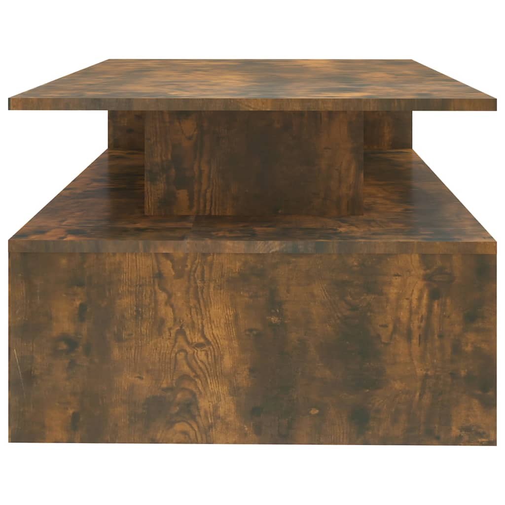 Coffee Table Smoked Oak 90x60x42,5 cm Engineered Wood