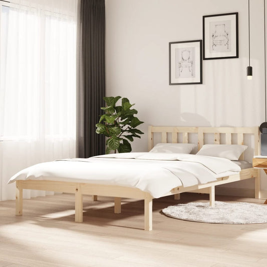 Solid Wood Bed Frame 120x200 cm - Durable & Stylish Design