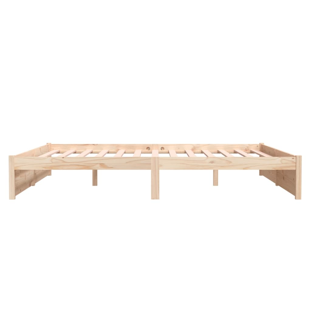 Solid Wood 180x200 cm Super King Bed Frame - No Mattress