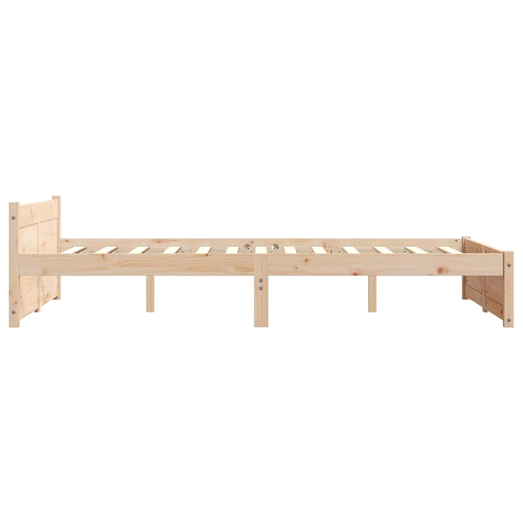 Solid Wood Bed Frame 120x200 cm - No Mattress Included