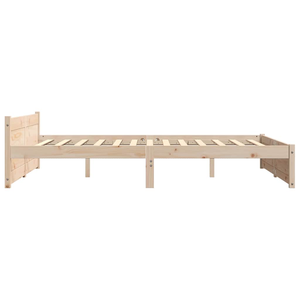 Solid Wood Bed Frame 160x200 cm - Durable & Stylish Design