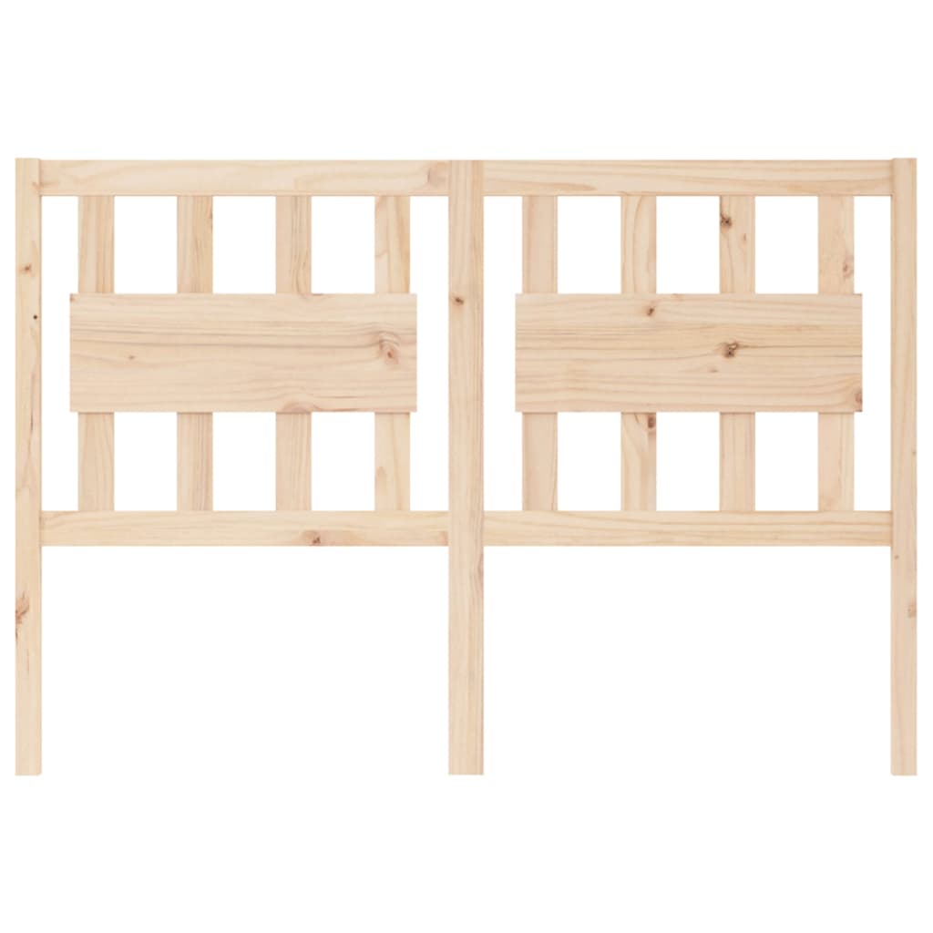Solid Pine Wood Bed Headboard 140.5x4x100 cm - Elegant & Durable