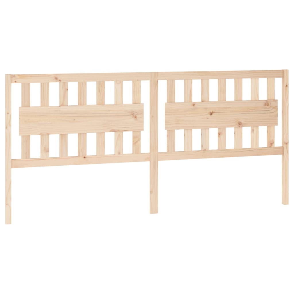 Solid Wood Pine Bed Headboard 205.5x4x100 cm - Elegant & Durable