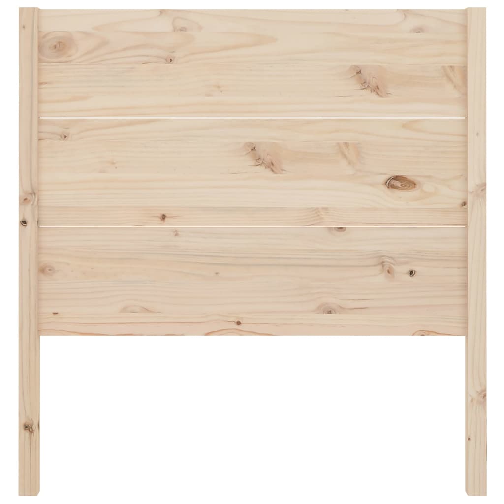 Solid Pine Wood Headboard, 106x4x100 cm - Elegant & Durable