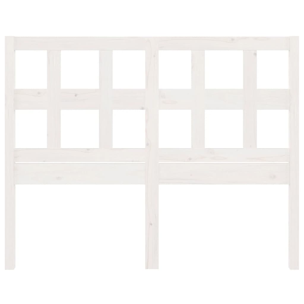 Solid Wood Pine Headboard - White, 185.5x4x100 cm
