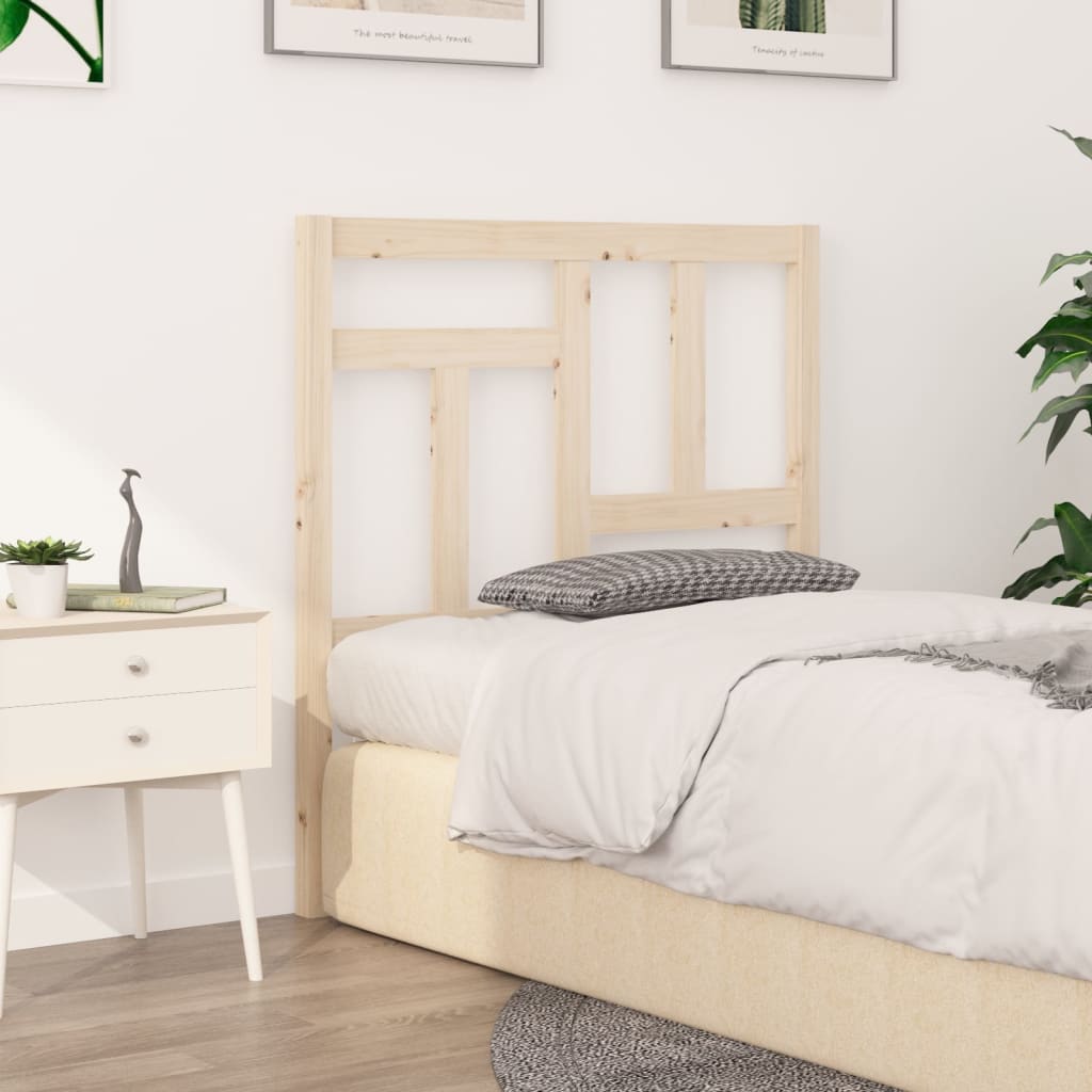 Solid Pine Wood Headboard 95.5x4x100 cm - Stylish & Durable
