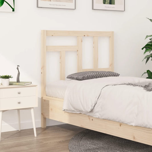 Solid Pine Wood Headboard 95.5x4x100 cm - Stylish & Durable