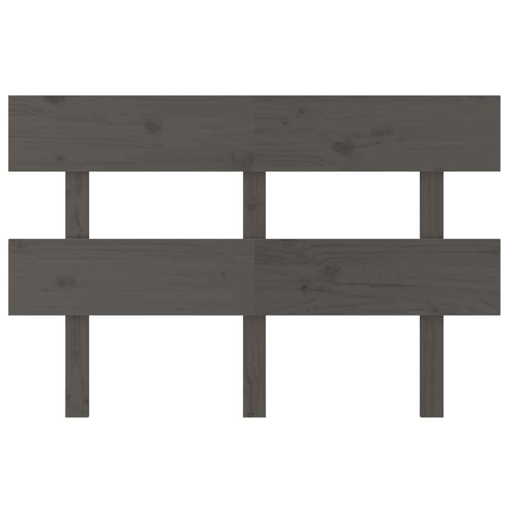 Solid Pine Grey Bed Headboard 138x3x81 cm - Stylish & Durable