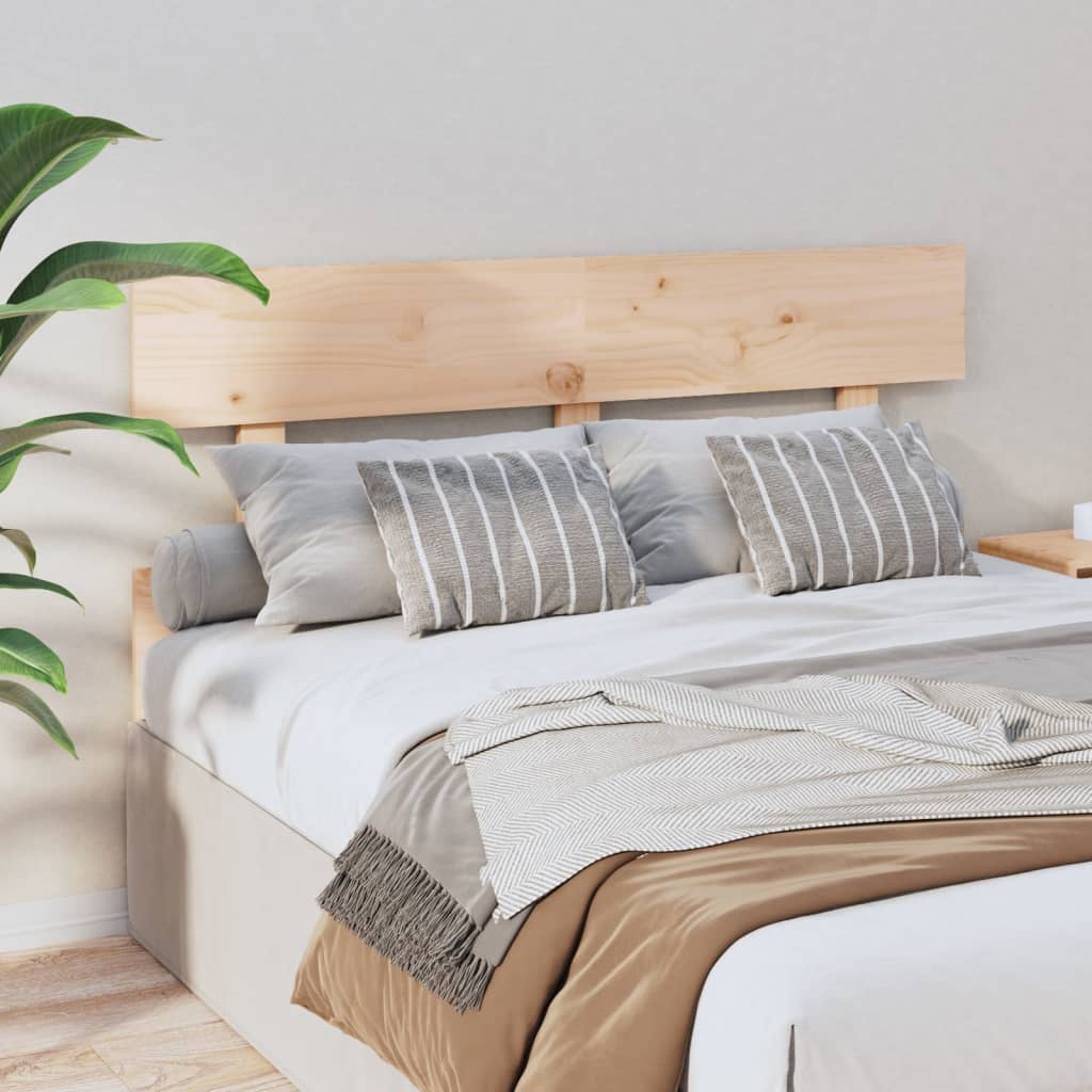 Solid Pine Wood Bed Headboard 184x3x81 cm - Elegant & Durable