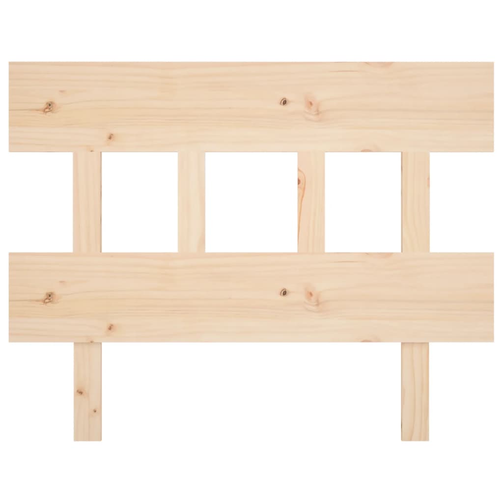 Solid Wood Pine Headboard - 93.5x3x81 cm Bed Furniture
