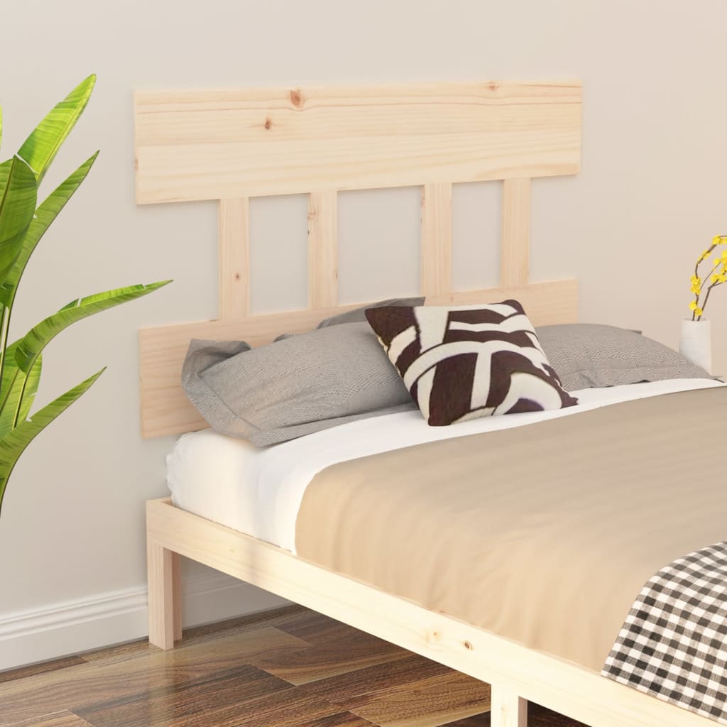 Solid Wood Pine Headboard - 93.5x3x81 cm Bed Furniture