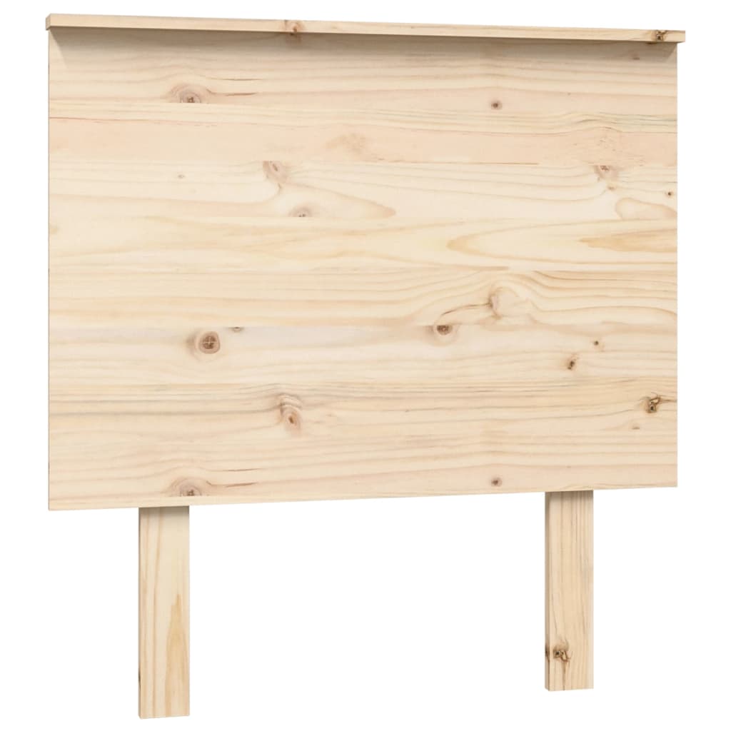 Solid Pine Wood Bed Headboard 79x6x82.5 cm - Elegant & Durable