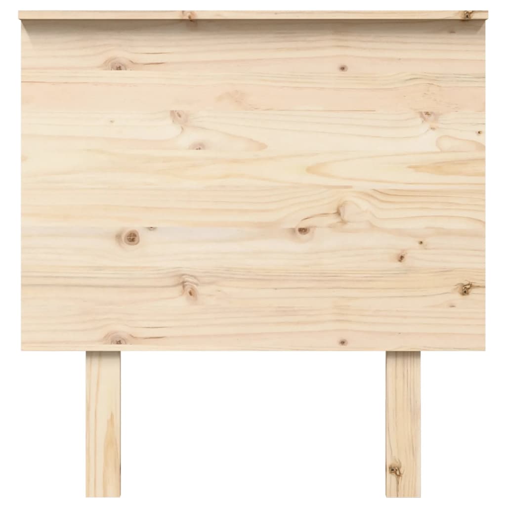 Solid Pine Wood Bed Headboard 79x6x82.5 cm - Elegant & Durable