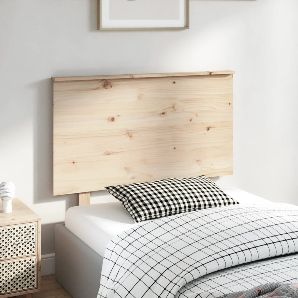 Solid Pine Wood Headboard 104x6x82.5 cm - Durable & Stylish Design