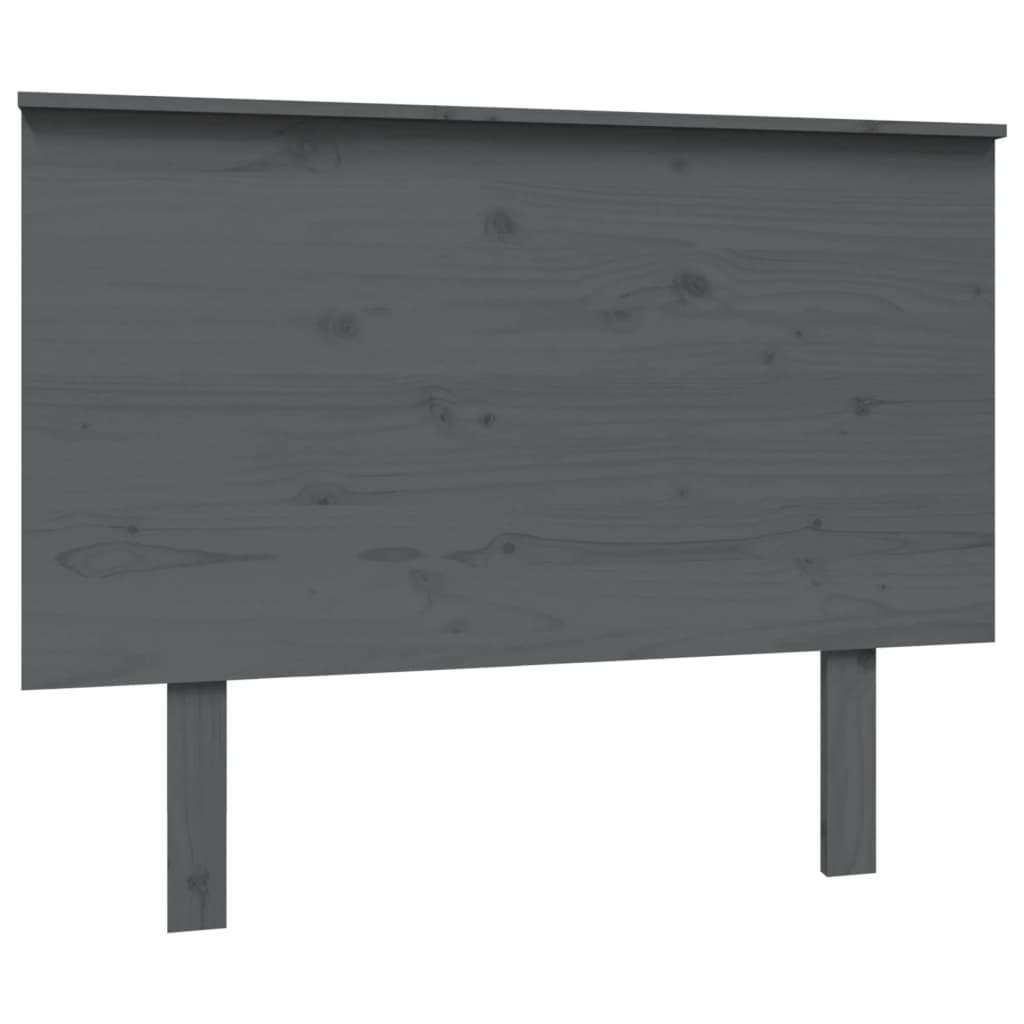 Solid Pine Grey Headboard 104x6x82.5 cm - Stylish & Durable