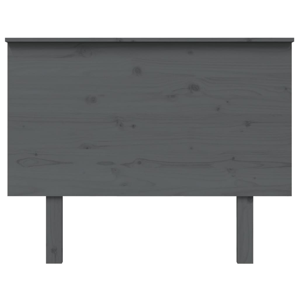 Solid Pine Grey Headboard 104x6x82.5 cm - Stylish & Durable