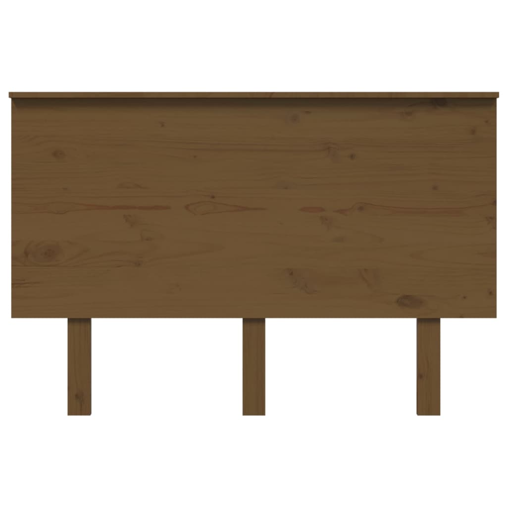Solid Pine Bed Headboard in Honey Brown - 124x6x82.5 cm