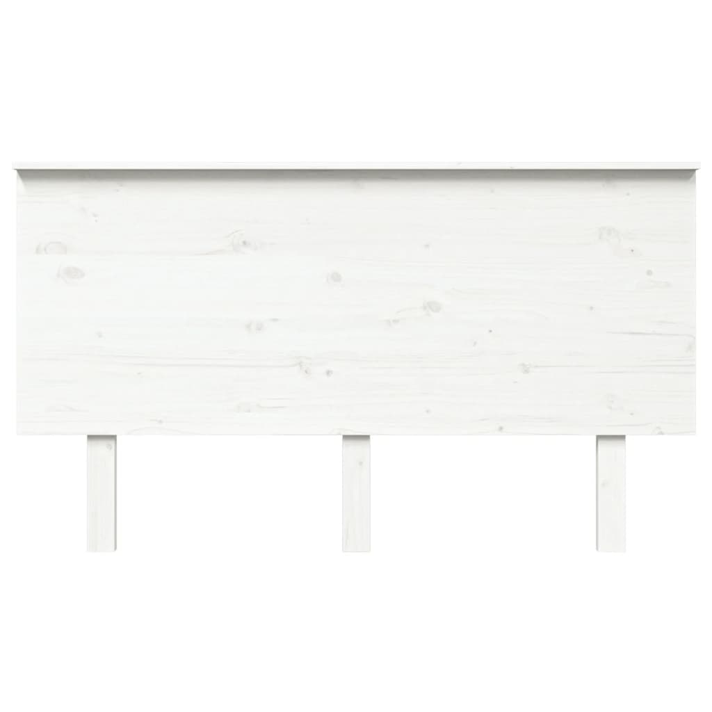 Solid Pine Bed Headboard, White, 144x6x82.5 cm - Elegant & Durable