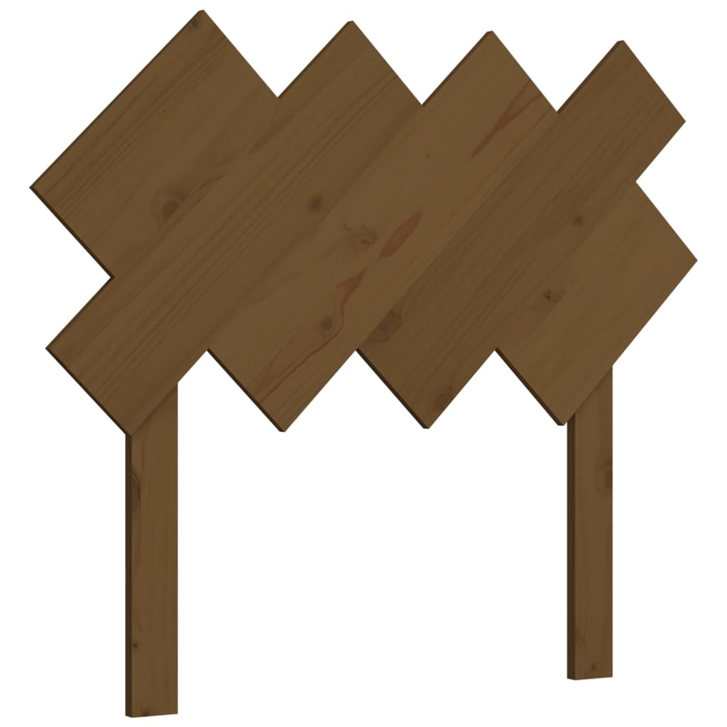 Solid Pine Wood Headboard, Honey Brown, 92x3x81 cm, Stylish & Durable