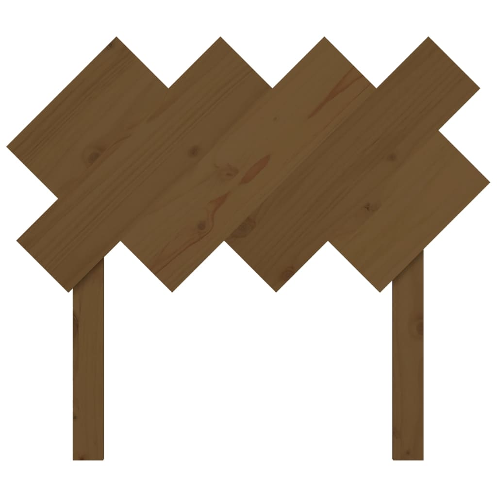 Solid Pine Wood Headboard, Honey Brown, 92x3x81 cm, Stylish & Durable