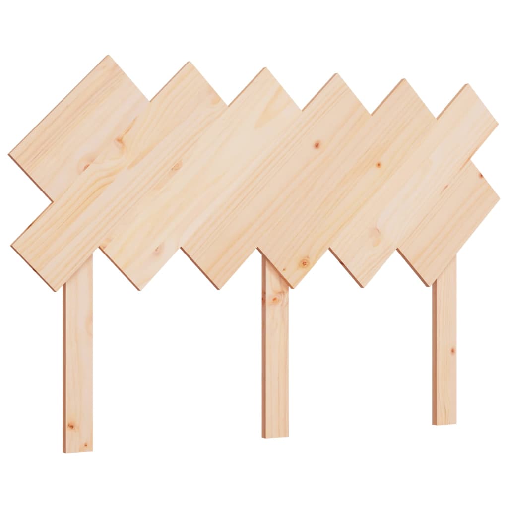 Solid Pine Wood Bed Headboard 122.5x3x80.5 cm - Stylish & Durable