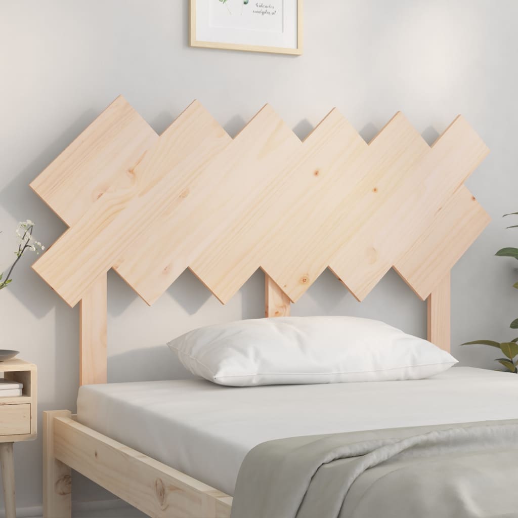 Solid Pine Wood Bed Headboard 122.5x3x80.5 cm - Stylish & Durable