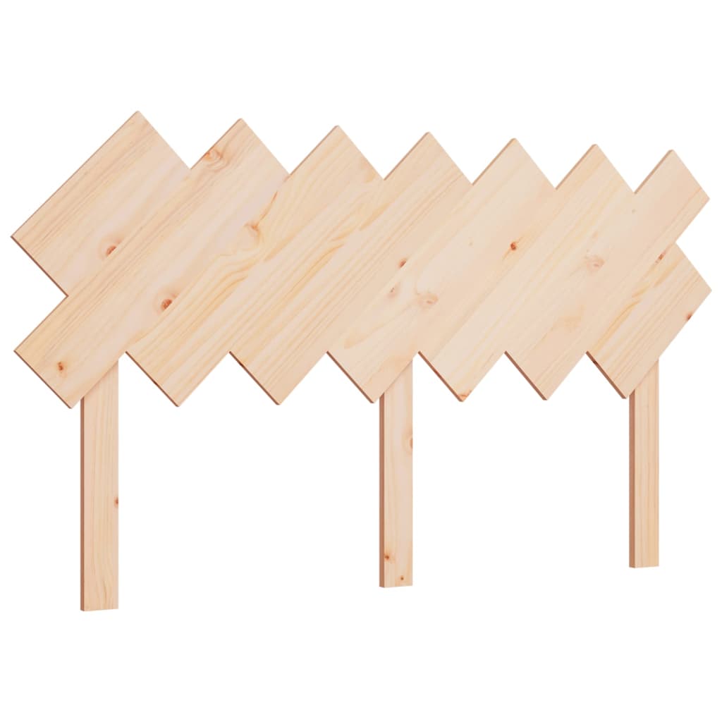 Solid Pine Wood Bed Headboard, 141x3x80.5 cm